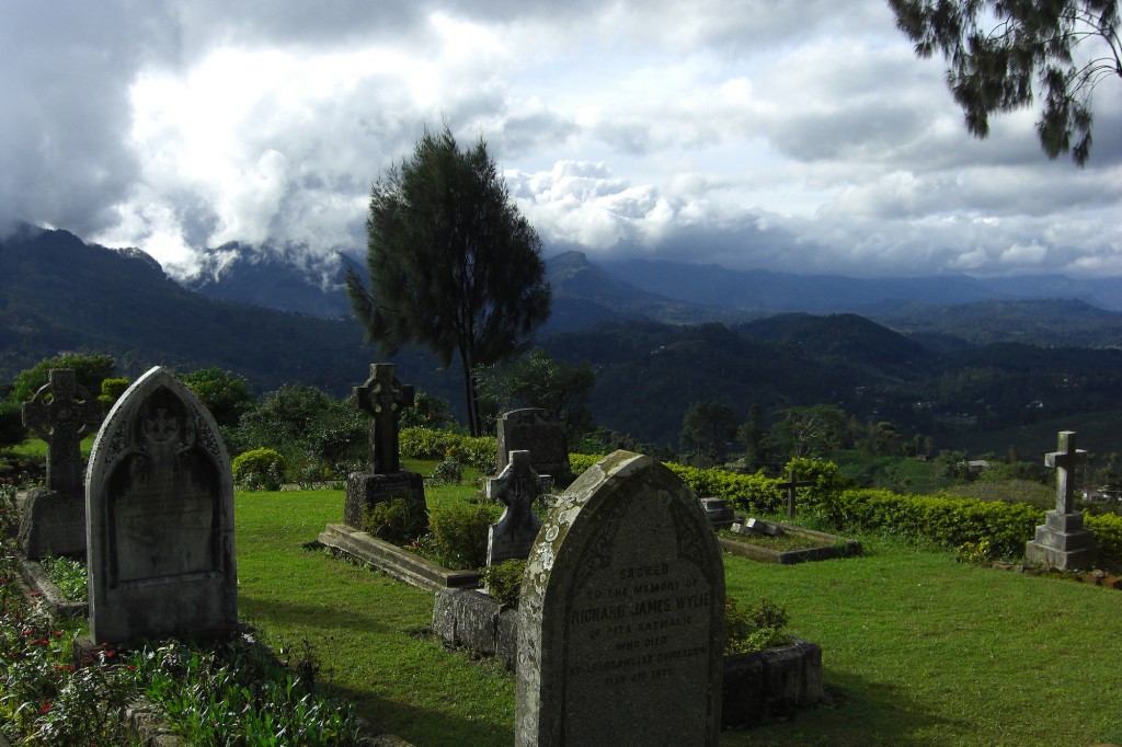 Christlicher Friedhof in der Nähe von Haputale