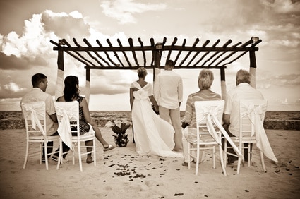 Strandhochzeit auf Sri Lanka